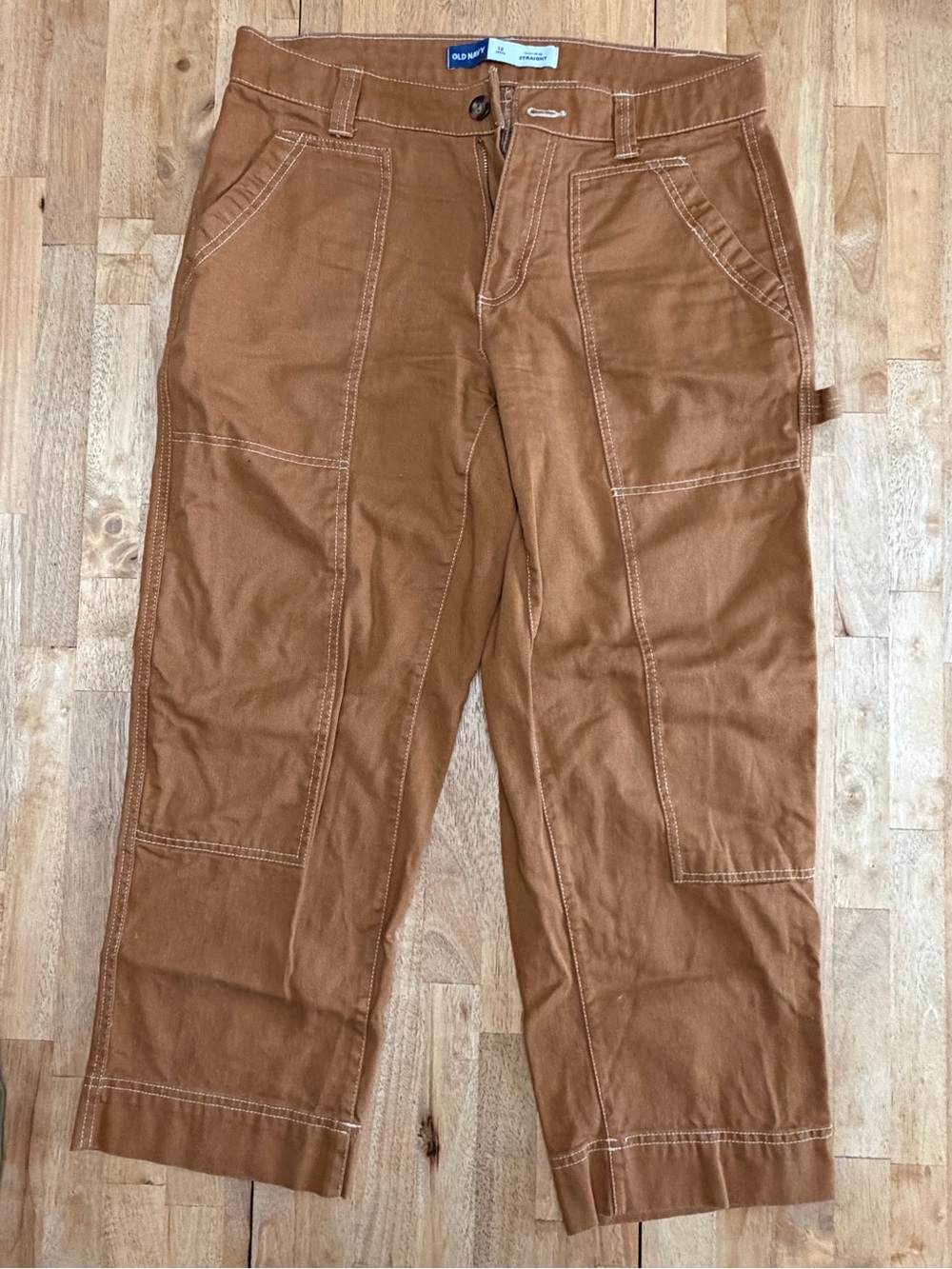 Women’s High Waisted Utility Pants- Brown